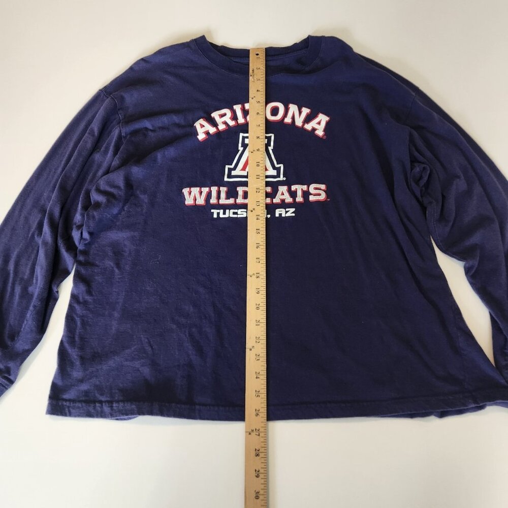 Arizona Wildcats Shirt Long Sleeve Blue Mens‎ Size XL EUC - Picture 6 of 7